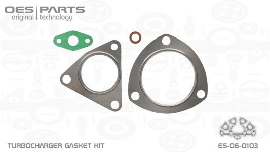 ZESTAW MONTAŻOWY TURBOSPRĘŻARKI FORD