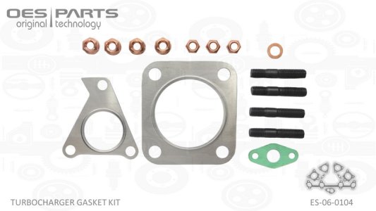 ZESTAW MONTAŻOWY TURBOSPRĘŻARKI FORD