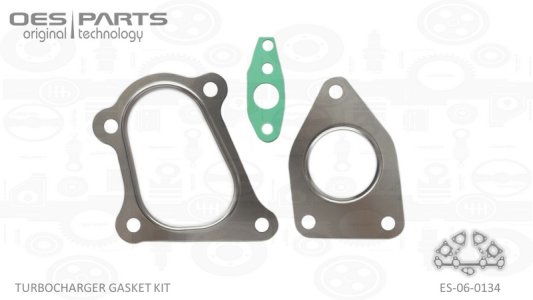 ZESTAW MONTAŻOWY TURBOSPRĘŻARKI NISSAN OPEL