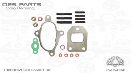 ZESTAW MONTAŻOWY TURBOSPRĘŻARKI VW