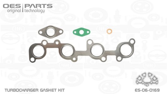 ZESTAW MONTAŻOWY TURBOSPRĘŻARKI AUDI