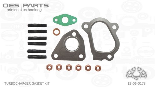 ZESTAW MONTAŻOWY TURBOSPRĘŻARKI OPEL