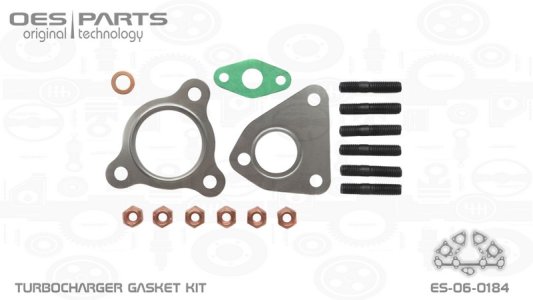 ZESTAW MONTAŻOWY TURBOSPRĘŻARKI ALFA ROMEO FIAT