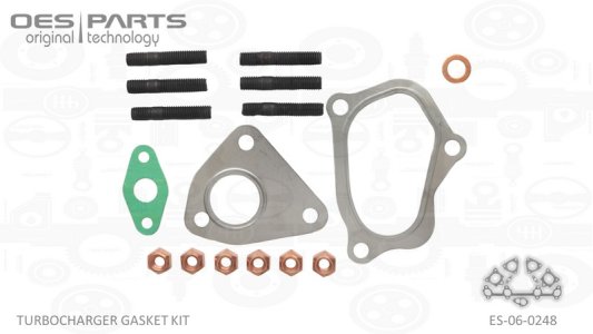 ZESTAW MONTAŻOWY TURBOSPRĘŻARKI OPEL