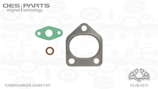 ZESTAW MONTAŻOWY TURBOSPRĘŻARKI BMW