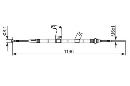 LINKA HAMULCA RĘCZNEGO HONDA CR-V II 02-06
