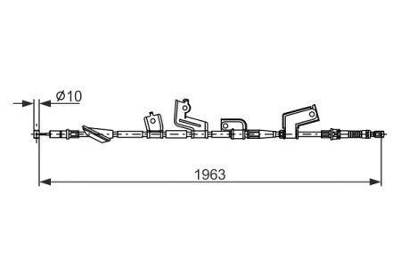 LINKA HAMULCA RĘCZNEGO HONDA CIVIC VII 01-05 PT