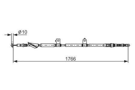 LINKA HAMULCA RĘCZNEGO HONDA ACCORD VII 03-08 PT