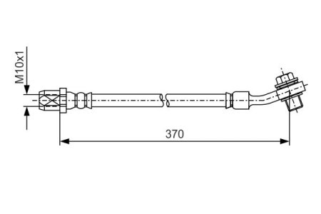 PRZEWÓD HAMULCOWY GIĘTKI MERCEDES W205 C-KLASA