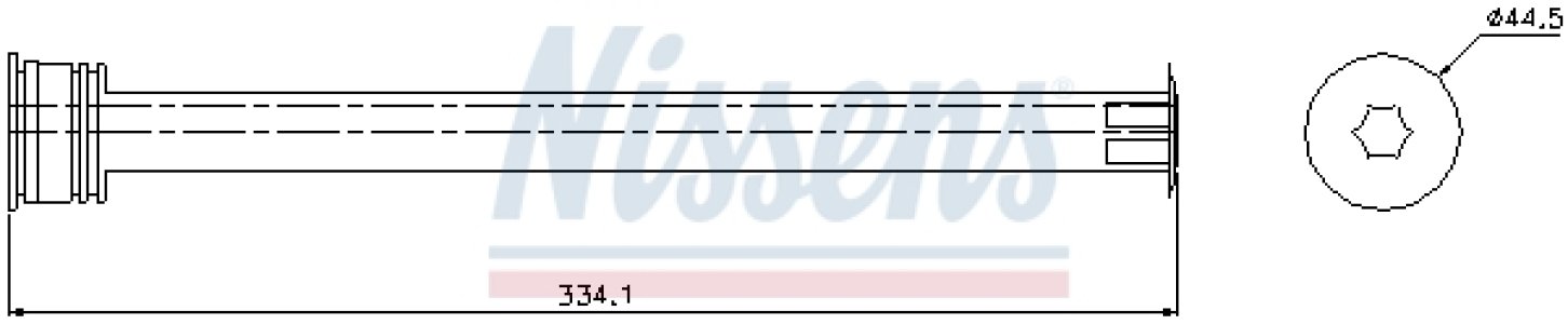 Osuszacz klimatyzacji NISSENS 95404 