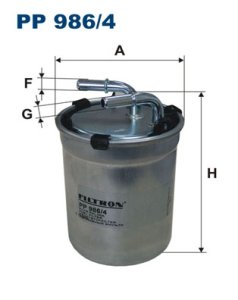Filtr paliwa FILTRON PP986/4 6R0127400C