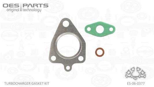 ZESTAW MONTAŻOWY TURBOSPRĘŻARKI RENAULT