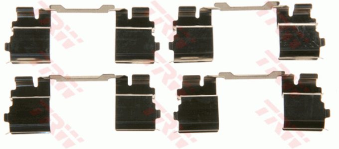 Zestaw montażowy klocków hamulcowych TRW PFK574 7551713