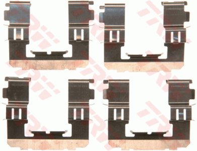 Zestaw montażowy klocków hamulcowych TRW PFK582 551098700