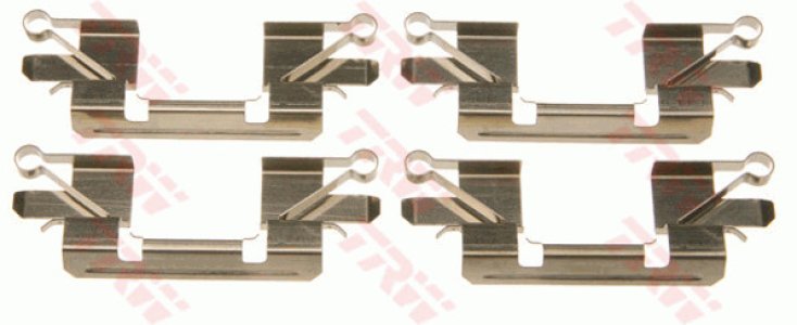 Zestaw montażowy klocków hamulcowych TRW PFK606 410601769A
