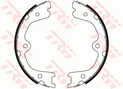 Szczęki hamulcowe TRW GS8791 44060EA025