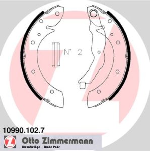 Szczęki hamulcowe ZIMMERMANN 10990.102.7 34211160504