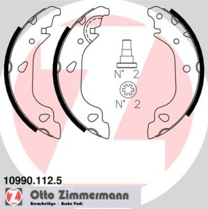 Szczęki hamulcowe ZIMMERMANN 10990.112.5 9948373