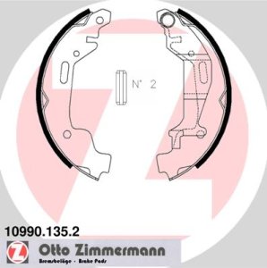Szczęki hamulcowe ZIMMERMANN 10990.135.2 4705128