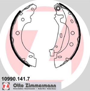 Szczęki hamulcowe ZIMMERMANN 10990.141.7 7701205523