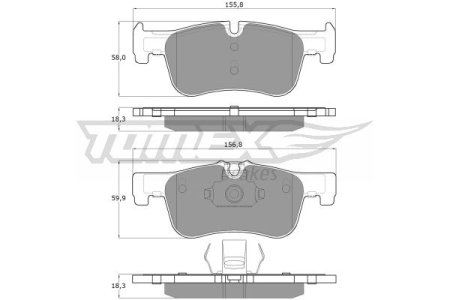 KLOCKI HAMULC. BMW 1 F20,F21  10- PRZÓD