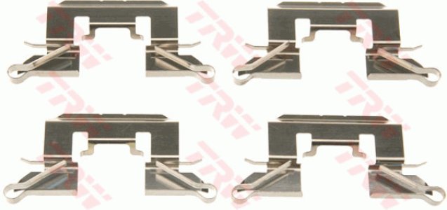 Zestaw montażowy klocków hamulcowych TRW PFK609 6530995