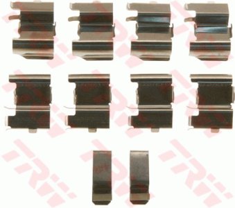 Zestaw montażowy klocków hamulcowych TRW PFK612 126177500