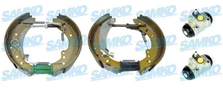 SZCZĘKI HAMULC.+CYLINDERKI (ZESTAW)FIAT