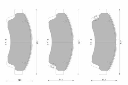 Klocki hamulcowe BOSCH 0986494635 583021FE00