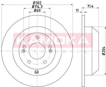 TARCZA HAMULC. TYŁ HYUNDAI SANTA FE 10-