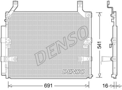 CHŁODNICA KLIMATYZACJI TOYOTA LEXUS