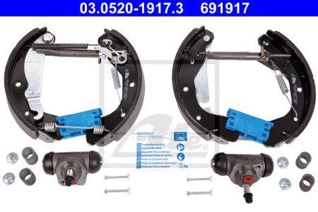 Szczęki hamulcowe ATE 03-0520-1917-3 209901053