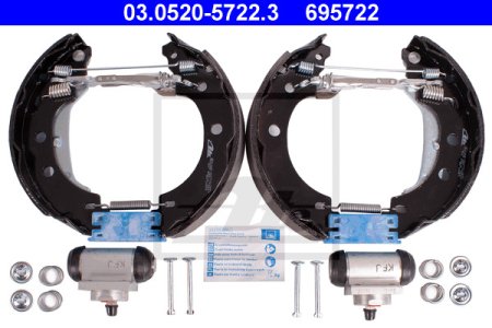 Szczęki hamulcowe ATE 03-0520-5722-3 7701205526