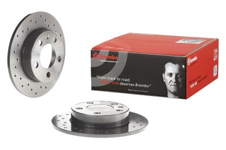 Tarcza hamulcowa BREMBO 08.7165.1X 1J0615601