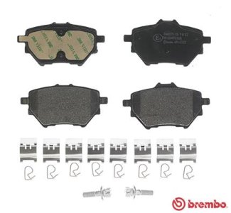 Klocki hamulcowe BREMBO P61122 1609000680