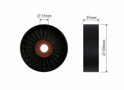 Rolka napinacza CAFFARO 426-00 166200W025