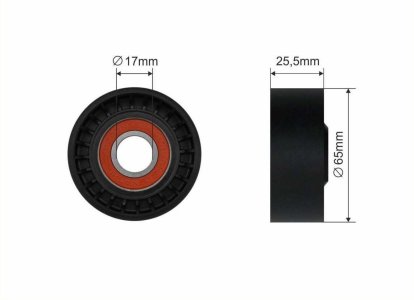 Rolka napinacza CAFFARO 446-00 A6512001870