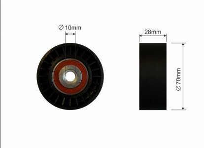 Rolka prowadząca CAFFARO 459-60 575151