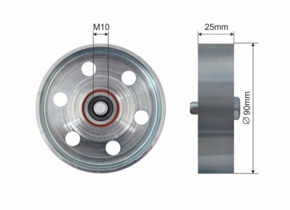 Rolka prowadząca CAFFARO 500047 1660327010