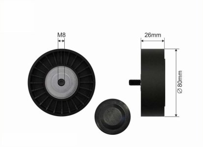 Rolka napinacza CAFFARO 500073 128134