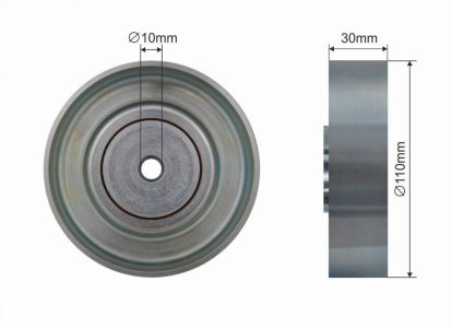 Rolka paska wspomagania CAFFARO 500099 MD366344