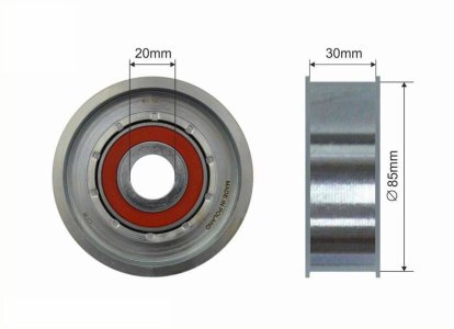 Rolka prowadząca CAFFARO 500100 4796016