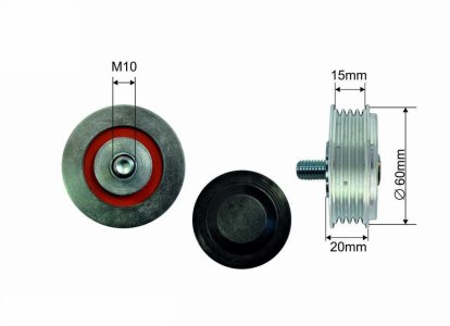 Rolka napinacza CAFFARO 500129 58260511