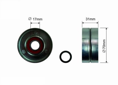 Rolka napinacza CAFFARO 500155 166200H020