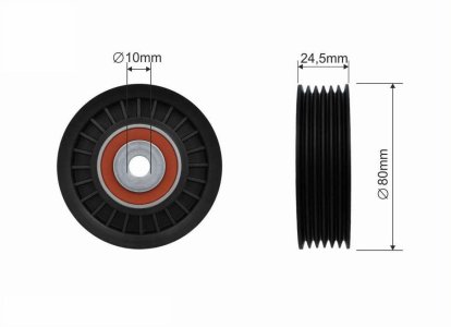 Rolka prowadząca CAFFARO 500165 7740252