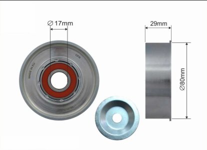 Rolka napinacza CAFFARO 500174 1345A009