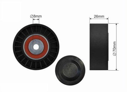 Rolka napinacza CAFFARO 500183 059903133F