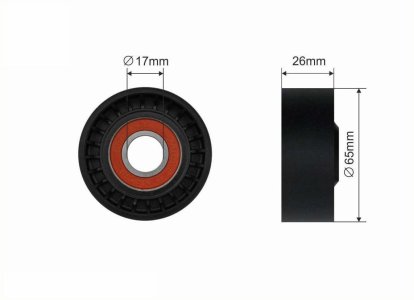 Rolka napinacza CAFFARO 500184 6072000070