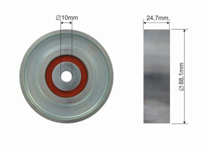 Rolka prowadząca CAFFARO 500206 884410D010