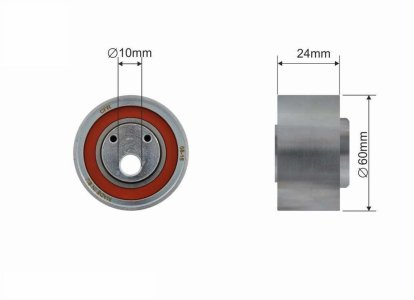 Rolka prowadząca CAFFARO 500215 046130195B